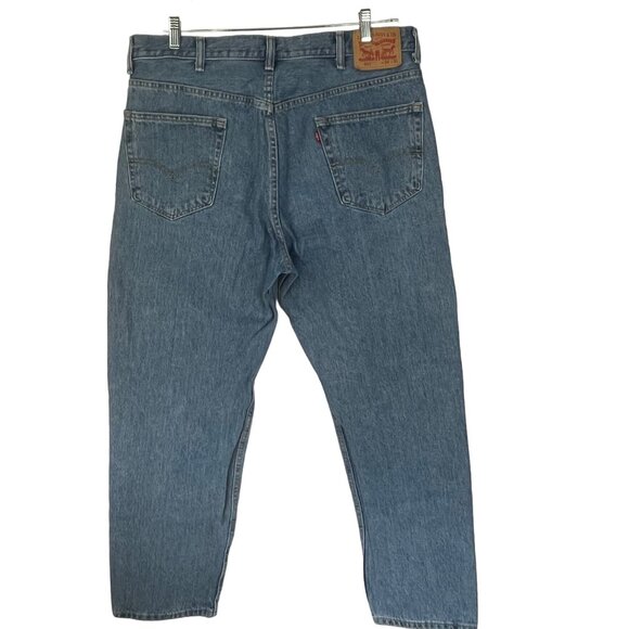 Levis Mens 550 Jeans Light Wash Size 38x32 - Picture 2 of 13